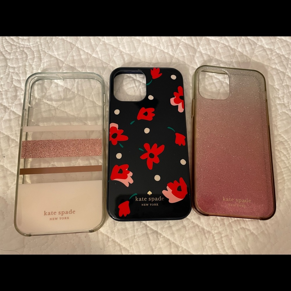 3 Kate Spade phone cases for iPhone 12/12 Pro